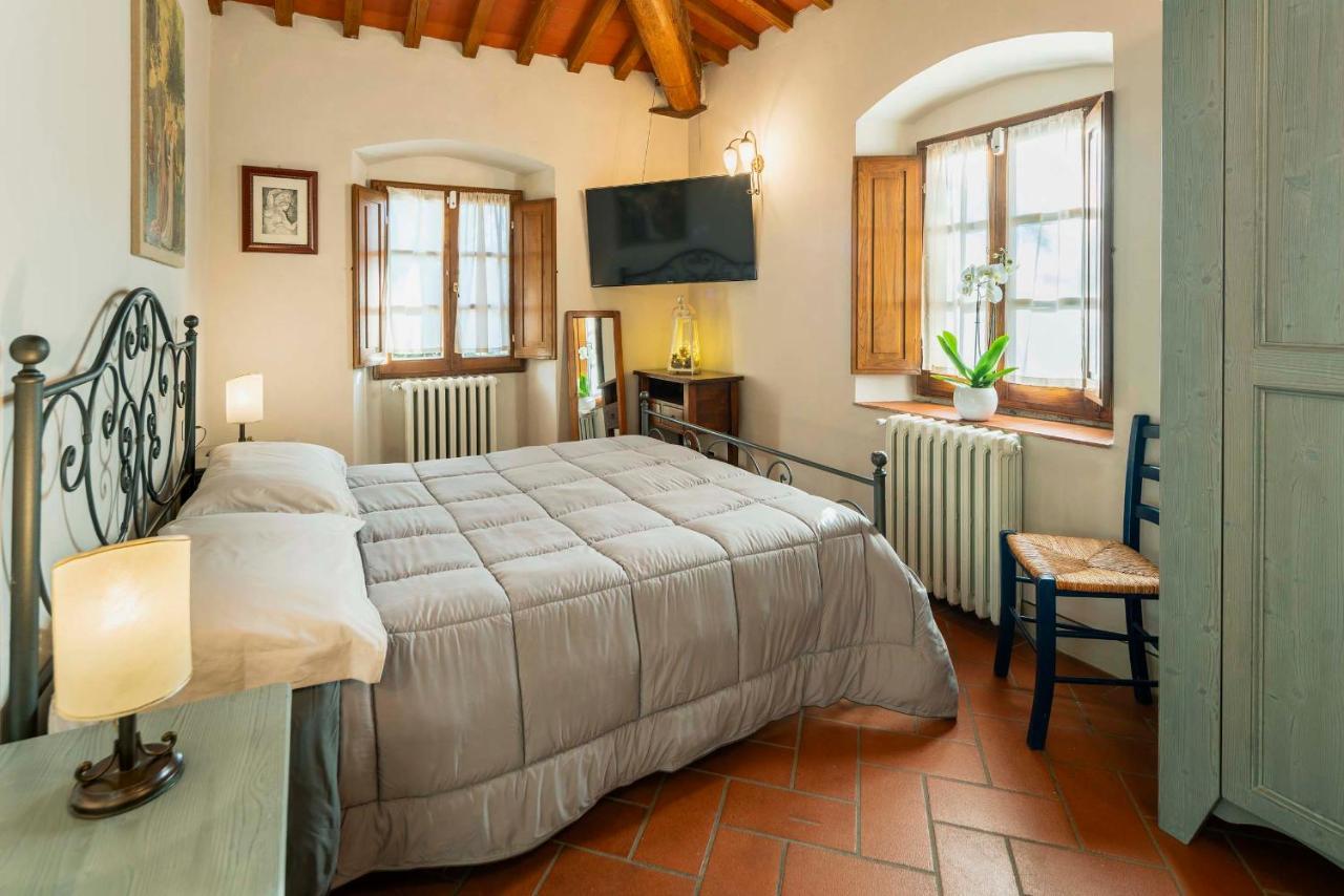 Villa La Grotta San Giustino Valdarno Bagian luar foto